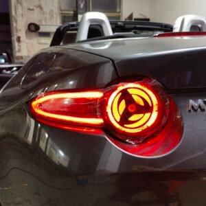 JDM Naruto Inspired Sharingan LED Tail Lights for Mazda MX-5 Miata ND 2016-2023