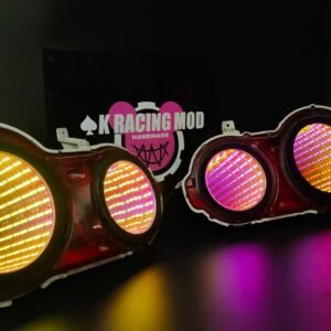 Smoke Black Infinite Depth LED Tail Lights Replacement for Nissan Skyline R34 GT-R