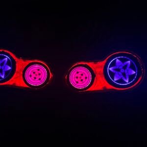 JDM Naruto Inspired Sharingan Tail Lights for Nissan Skyline GT-R R34 1999-2002
