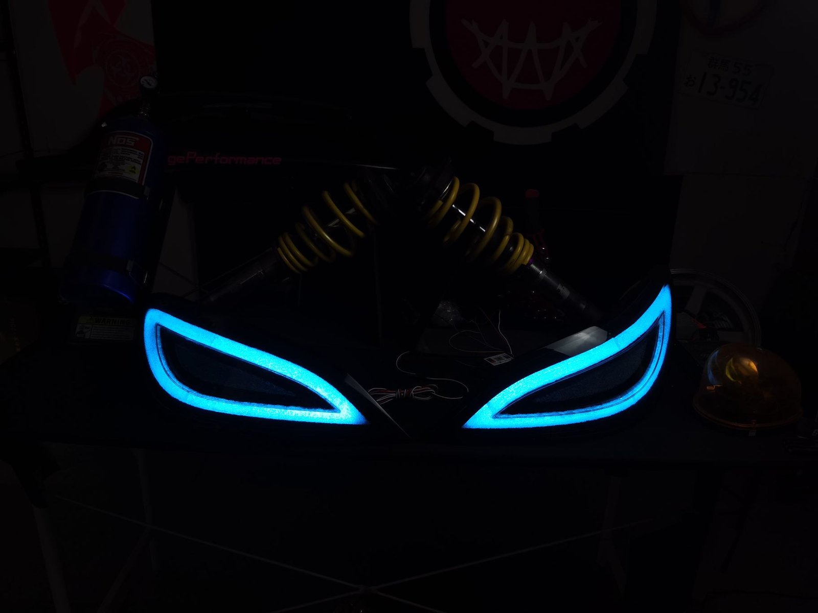 Mercedes CLS Chameleon Color-Shifting Tail Lights (Full Set) - 图片 7