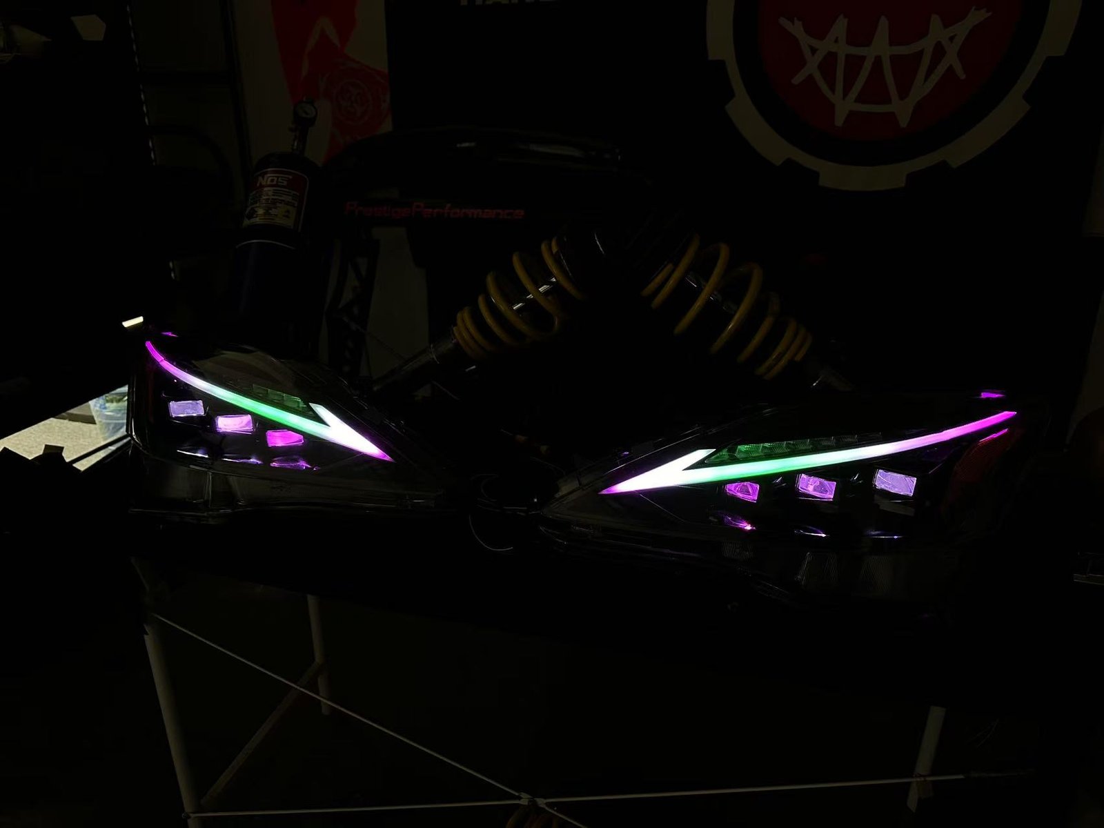 JDM Style Dynamic LED Tail Lights Replacement for Lexus IS 250/300/350 2006-2015