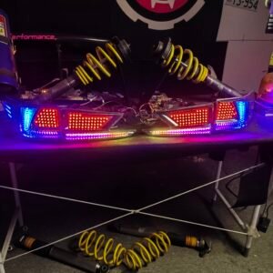 Multicolor RGB Programmable Tail Lights for Lexus IS 2006-2020 - Bluetooth APP Control