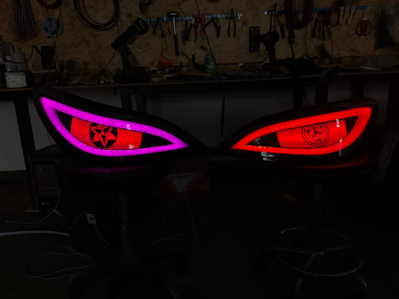 Mercedes CLS Chameleon Color-Shifting Tail Lights (Full Set) - 图片 2