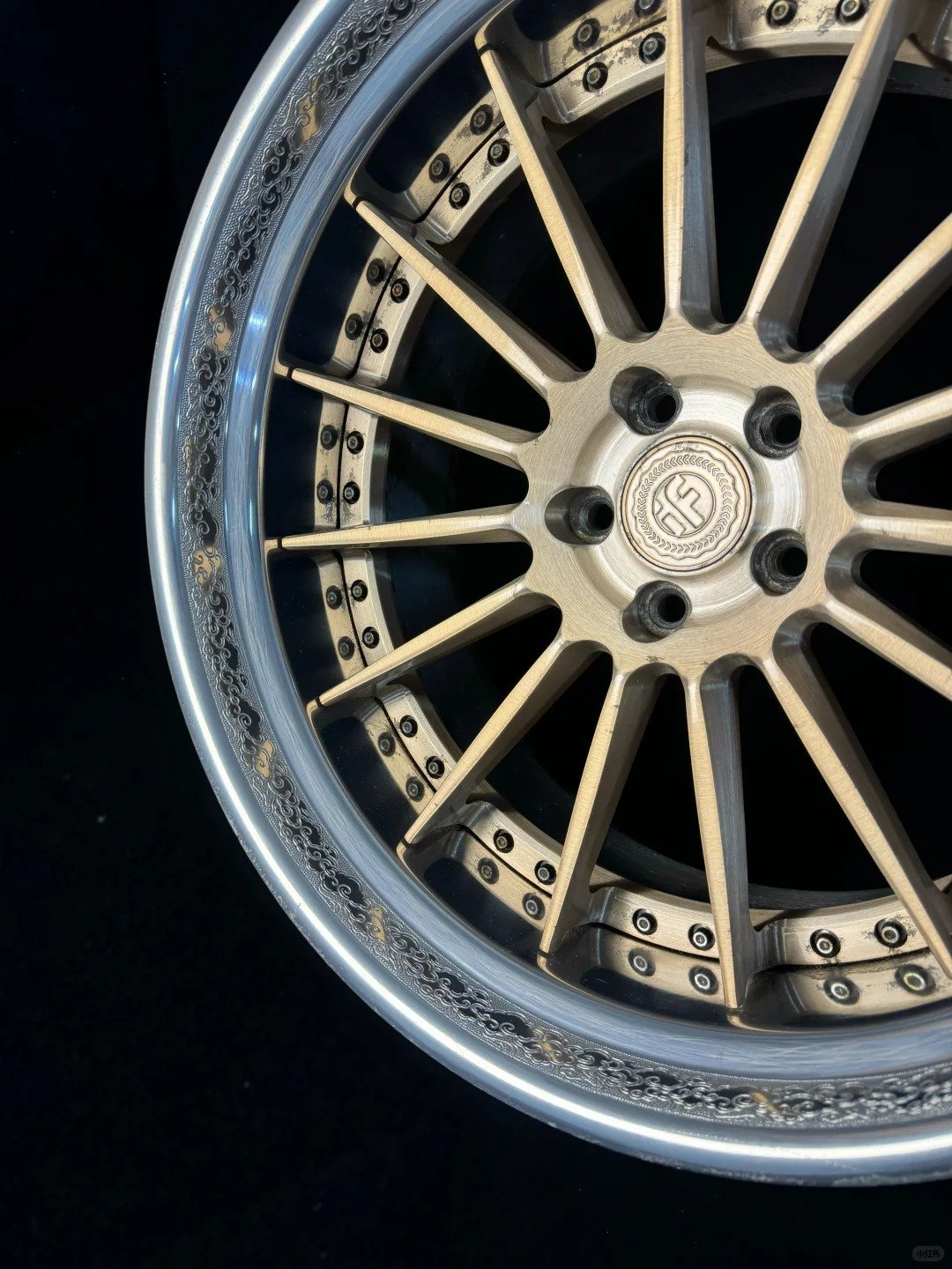 Custom Engraved Forged Wheels — Cloud Motif (Set of 4)