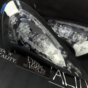 Custom Chrome Hearts Engraved Headlights for McLaren 570