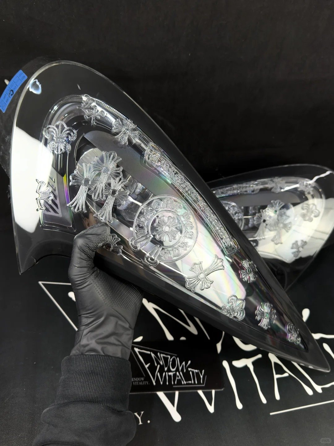 Custom Chrome Hearts Engraved Headlights for McLaren 570 - Image 5