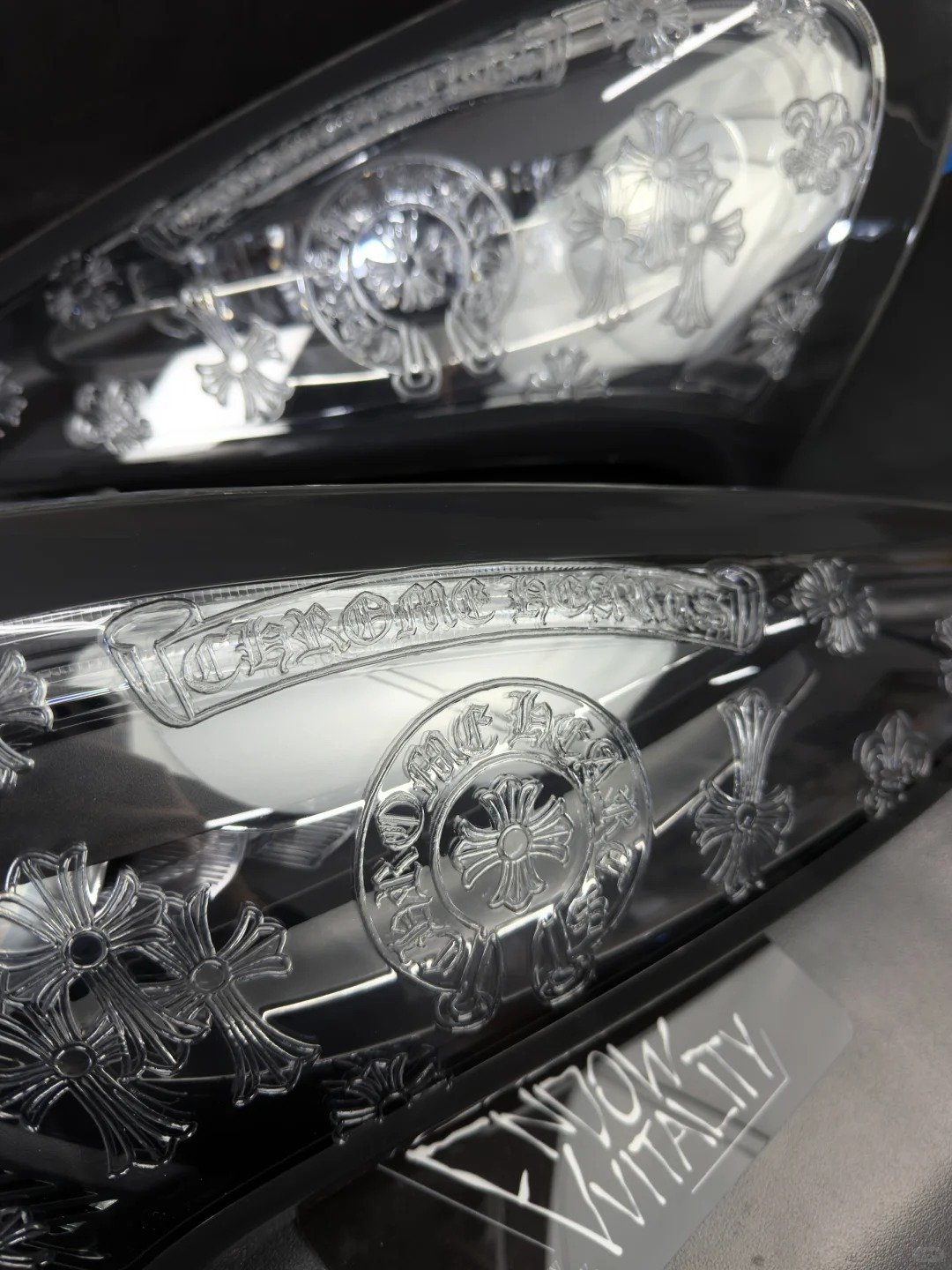 Custom Chrome Hearts Engraved Headlights for McLaren 570 - Image 6