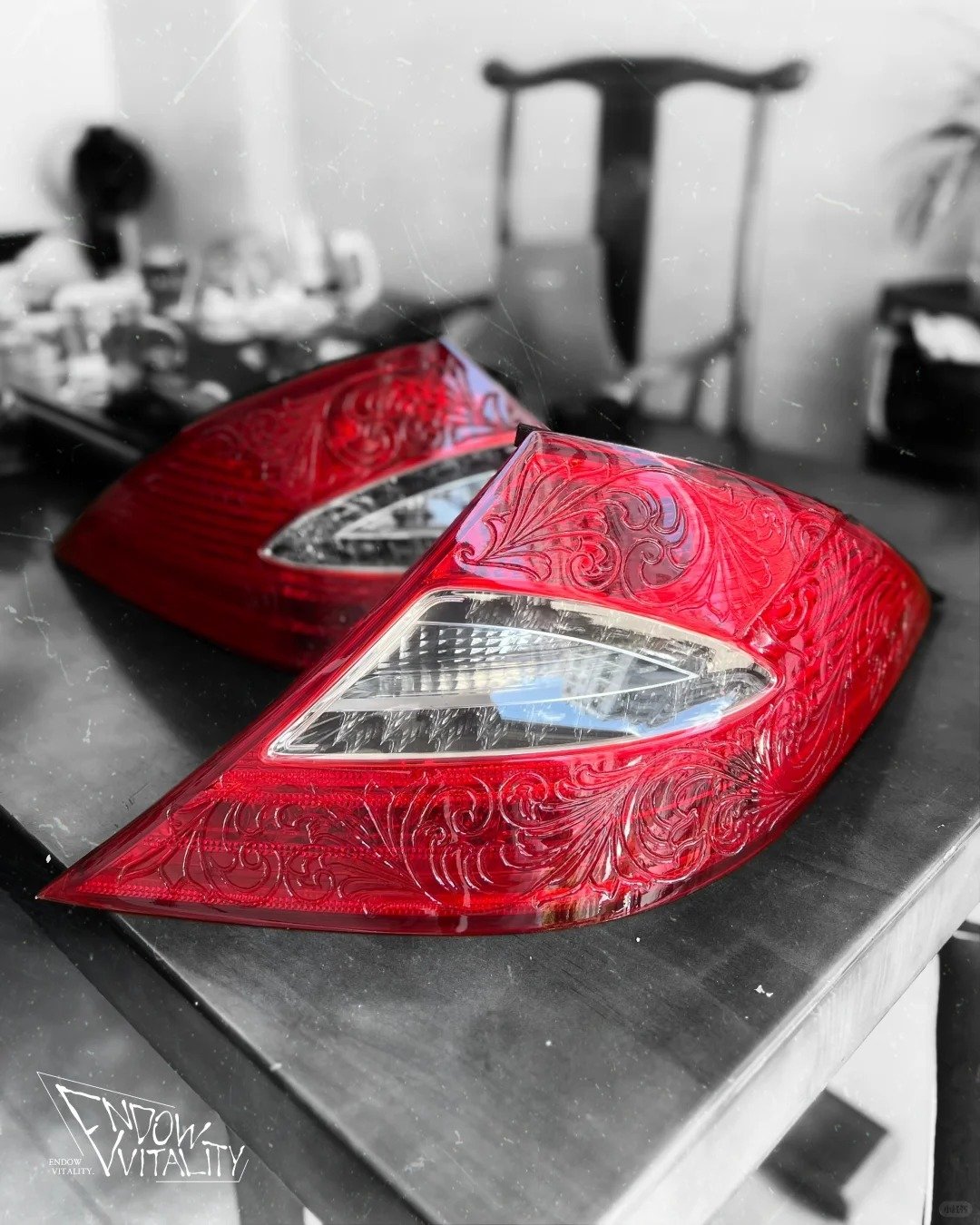 Custom Nightfall Engraved LED Tail Lights for Mercedes-Benz CLS