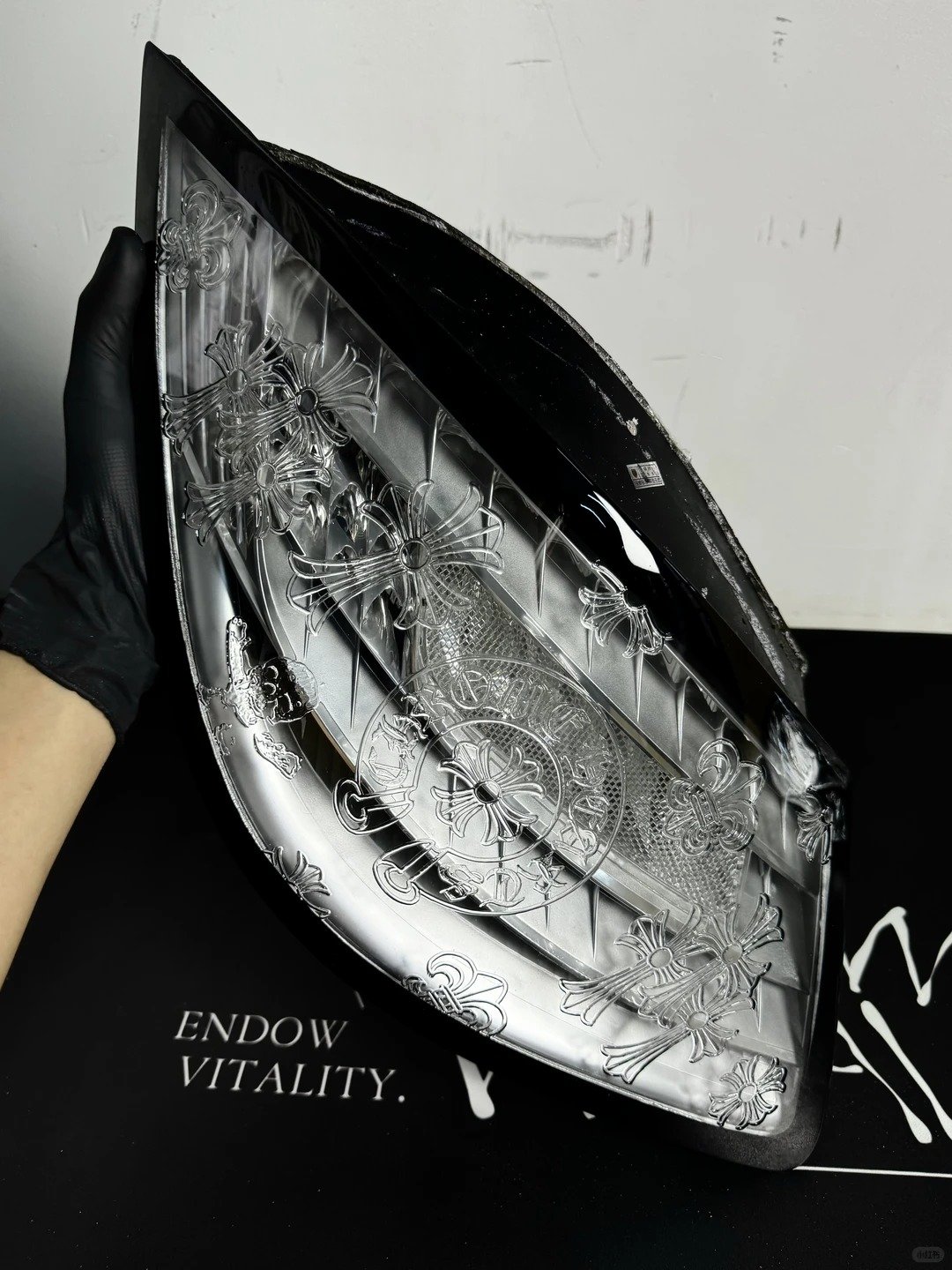 Custom Chrome Hearts Engraved Tail Lights for Porsche 987 (Boxster / Cayman)