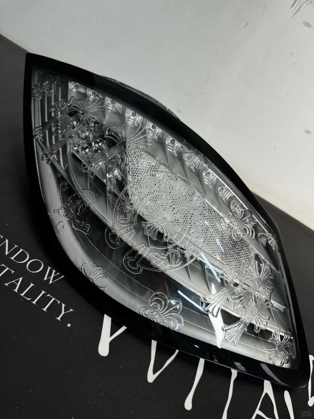 Custom Chrome Hearts Engraved Tail Lights for Porsche 987 (Boxster / Cayman) - Image 3