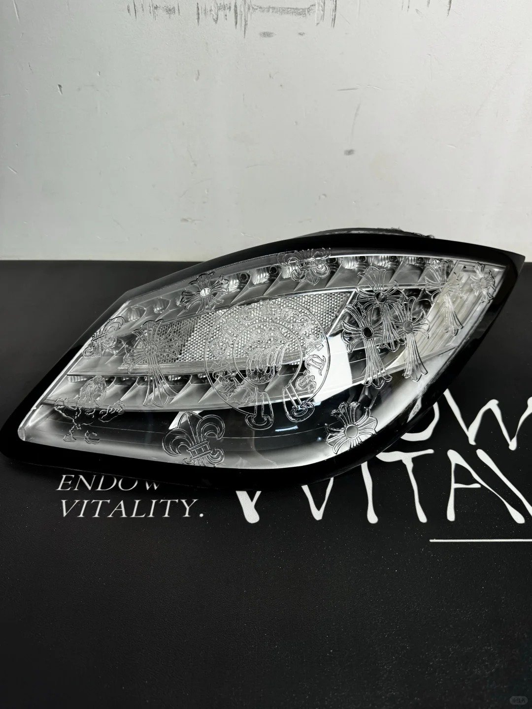 Custom Chrome Hearts Engraved Tail Lights for Porsche 987 (Boxster / Cayman) - Image 5